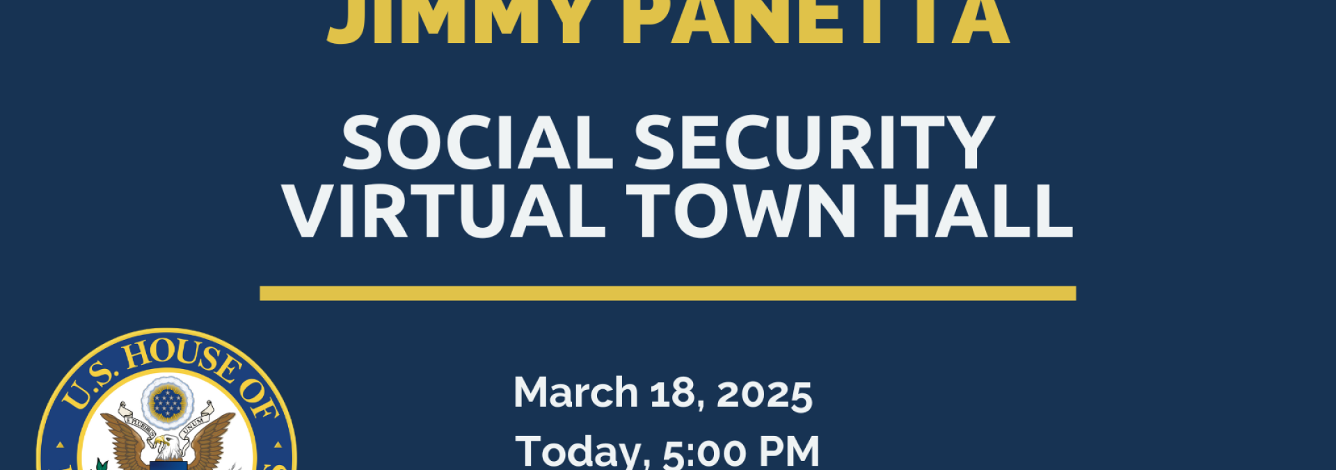 Social Security Virtual Town Hall