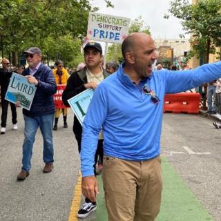 Rep. Panetta at Pride parade