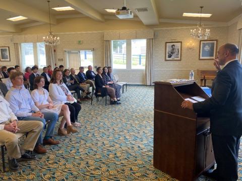 Service academy event