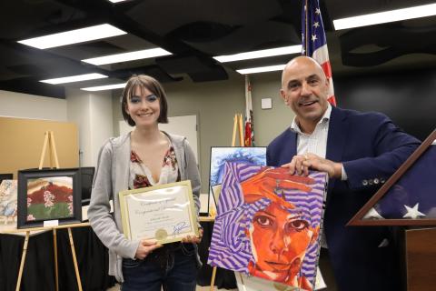 Adelaide Strom Won the 2026 Congressional Art Competition