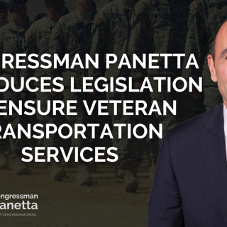 2021Congressman Panetta Introduces Legislation to Ensure Veteran Transportation Services